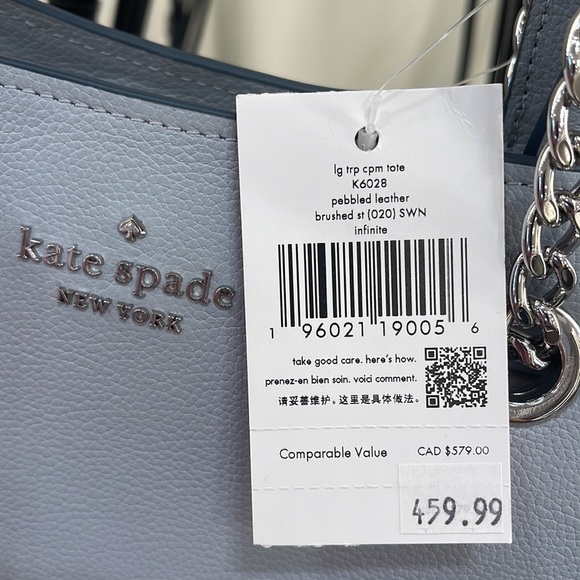 Kate Spade Infinite Large Triple Compartment Tote
COLOR:
Brushed Steel - Picture 15 of 16